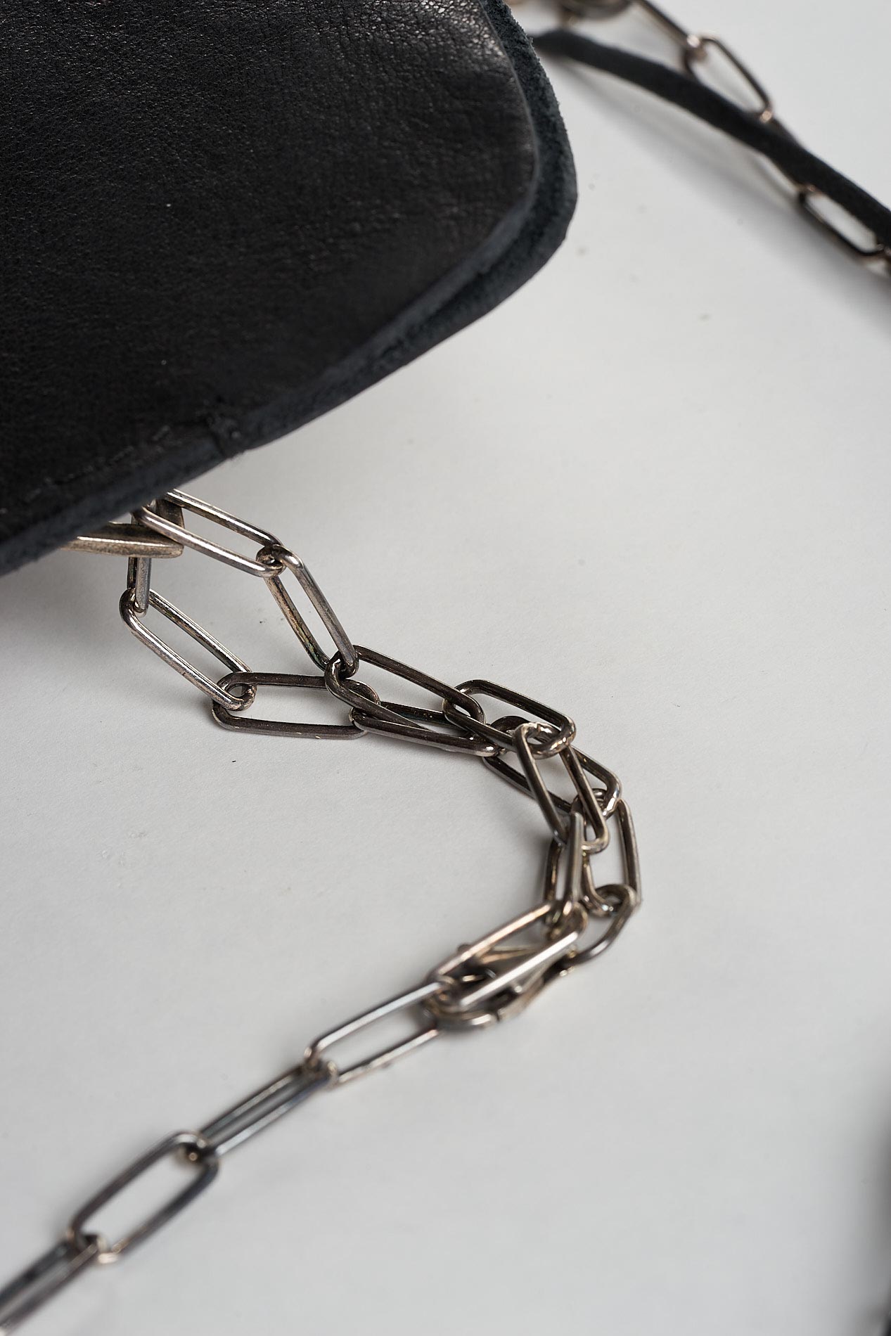 daniele basta leather and silver bags - DETAIL